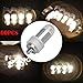 LEORX 30 White LED Paper Lantern Lights for Balloons Party Floral Decoration, Waterproof (30)