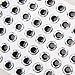 Alloet New 100pcs Fish Eyes 3D Holographic Lure Eyes Fly Tying Jigs Crafts Dolls (7mm)