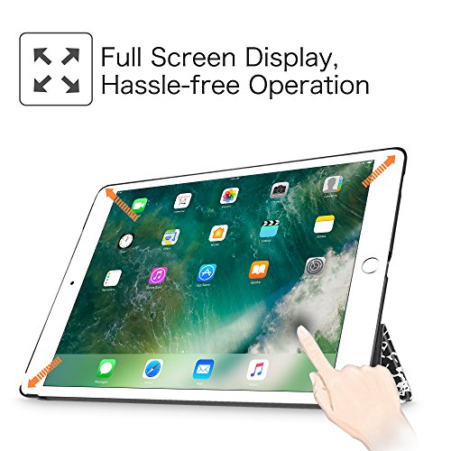 Fintie iPad Pro 12.9 Case - [SlimShell] Ultra Lightweight Standing Protective Cover with Auto Wake / Sleep for Apple iPad Pro 12.9 (1st Gen 2015) / iPad Pro 12.9 (2nd Gen 2017), Composition Book Black