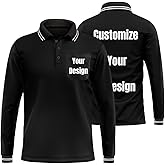 High Visibility Safety Shirts Customize Your Logo Reflective Long Sleeve Work Polo Shirts with Pocket
