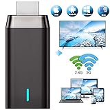 WiFi Display Dongle, Ifmeyasi 5G/2.4G 4K Wireless HDMI Display Adapter Receiver, Screen Mirroring Miracast Dongle from Android/iOS Phone/iPad/Mac/Laptop to TV Monitor Projector