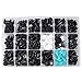 CNIKESIN 456Pcs Automotive Push Clips Nylon Bump Clips Rivet Trim Fasteners Bumper Fender Push Pins Clips for BMW,Toyota, Honda, Benz, Nissan, Subaru, Mazda Etc