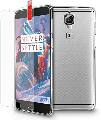 oneplus 3 screen protector + oneplus there phone case cover Ultra Thin Transparent TPU Silicone Gel Protective Cover Case For Oneplus 3 Smartphone