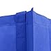 Simply Green Solutions - Reusable Grocery Bags, Wide Tote Bags with 20-Inch Reinforced Handle, Shopping Bags for Groceries, Reusable Gift Bags with Handles, 13 x 15 x 10, Pack of 10, Royal Blue