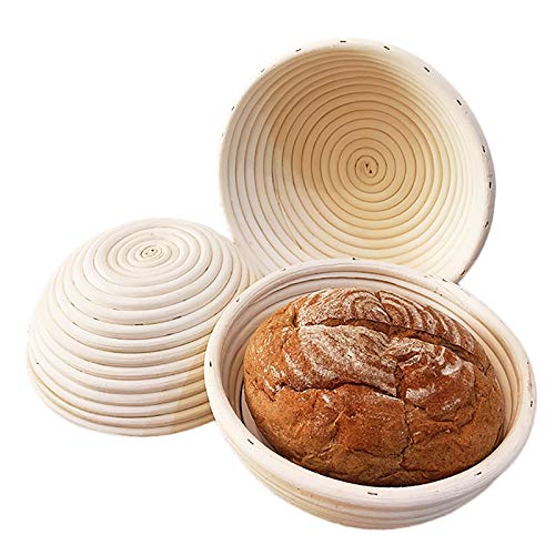 9 Inch Round Proofing Basket Natural Rattan Brotform Bread
