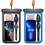 [2 Pcs][10.5"]XL Large Waterproof Phone Pouch,IPX8