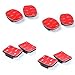 Aketek 4pcs Curved+4pcs Flat Adhesive Mounts Sticky for GoPro Hero Cameras