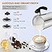 Milk Frother, Electric Milk Steamer with Hot or Cold Functionality, Automatic Milk Frother and Warmer, Silver Stainless Steel, Foam Maker for Coffee, Cappuccino and Macchiato (Silver)