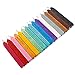 Augshy 15 Pcs Sealing Wax Sticks with Wicks Antique Fire Manuscript Sealing Wax for Wax Seal Stamp,15 Colors