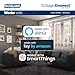 Schlage Connect Smart Deadbolt with Century trim in Matte Black, Zigbee Certified - BE468GBAK CEN 622