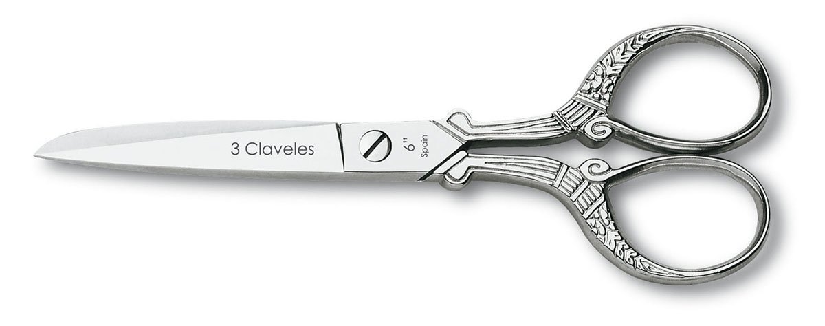 3 Claveles 70 – Sewing Scissors, Fantasy, 6 "