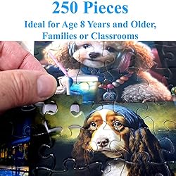 Think2Master Funny Dogs 250 Pieces Jigsaw Puzzle