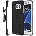 Galaxy S7 Edge Case, Moona® Shell Holster Combo Case for Samsung Galaxy S7 Edge with Kickstand & Belt Clip