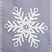 Amazon Brand – Pinzon Cotton Flannel Duvet Cover - Queen, Snowflake Dusty Blue