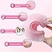 Bath Brush Bamyko Silicone Shower Loofah Brush 2 in 1 Face & Body Gentle Scrub Skin Exfoliation Massage Nubs for Baby, Men and Women