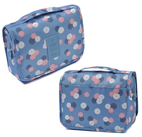 image for Travel Portable Organizer Cosmetic Bag, KEBE Waterproof Multifunction 