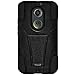 AMZER Double Layer Hybrid Kickstand Case Skin for Motorola Moto X 2nd Gen - Retail Packaging - Black
