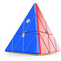 GAN Pyraminx 36 Magnets, Speed Magnetic Pyramid Puzzle Stickerless Triangle Cube for Kids Teens Beginners Holiday Stocking St