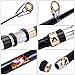 Burning Shark Fishing Rods, 24-Ton Ultra Lightweight Carbon Fiber Telescopic Fishing Rod, Stainless Steel Guides, Lengthened Hollow Handle,Travel Fishing Rod for Bass, Trout-2.1M