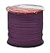 Mandala Crafts 100 Yards 2.65mm Purple Faux Suede Cord - Flat Vegan Leather Cord for Jewelry Making Beading - Leather String Cord Leather Lace for Necklace Bracelet