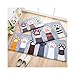 Huluwa Door Mat, Cute Cartoon Floor Mat Entry Carpet, Bathroom Absorbent Mat, Bedroom Area Rug Entrance Mat, Cat Palm, 23.6