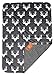 Dear Baby Gear Baby Blankets - Baby Essentials, Newborn Essentials, and Cute Stuff for Baby - for Baby Boy and Baby Girl - Deer Antlers, Grey Dot, Double Layer 38