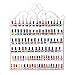 Dazone DIY Mounted 6 Shelf Nail Polish Wall Rack Organizer Holds 120 Bottles Nail Polish or Essential Oils (White)
