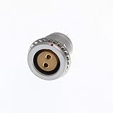 DRRI 0B Egg 2Pin Push Pull Circular Connector Egg.0B.302.CLL for Arri Alexa Camera (2Pin, Socket)