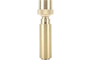 Gonetre Brass Fountain Nozzle Fountain Nozzle Replacement Fountain Nozzle Brass Column Fountain Nozzle Heads Fountain Equipment for Garden Pond G1 in (G1 Inch)