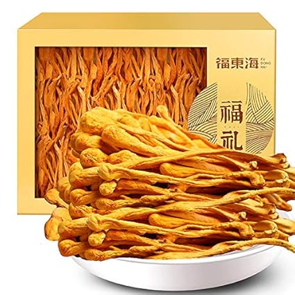 Amazon Com 福东海虫草花300克 礼盒孢子头金虫草干货蛹虫草泡茶煲汤材料cordyceps Flower 300g Gift Box Spore Head Gold Cordyceps Dry Goods Cordyceps Militaris Tea Making Soup Materials Grocery Gourmet Food