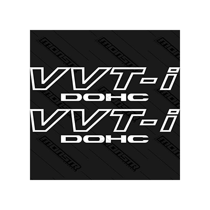 Buy Toyota VVT-I DOHC Vinyl Decals Stickers VVTI Corolla Supra JDM ...