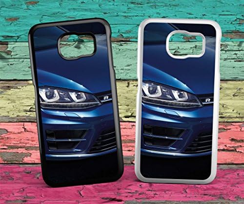 (Samsung S8 PLUS BLACK RIM) GOLF R MK7 BLUE PHONE CASE COVER Protective