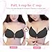 Adhesive Bra, Push Up Strapless Bra with Drawstring Reusable Invisible Silicone Backless Bras for Women , Size A