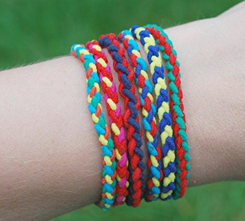 635414846137 Upc Queen Mee Hair Tie Bracelet Set Of 6 Hair Band