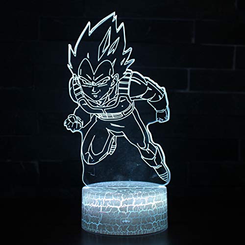DGLighting Cartoon Shape 3D Optical Illusion Smart 7 Colors LED Night Light Table Lamp with USB Powe - //coolthings.us