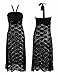 Women’s Lace Kimono Sexy Sheer Crochet Bathing Suit Cover Ups for Swimwear Black