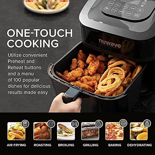 NUWAVE Brio 7in1 Air Fryer Oven, 7.25Quart with Digital