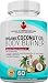 100% ORGANIC COCONUT OIL Body Burner Supplements 2000mg, Maximum Formula (60 Softgel Caps) Probiotic, Weight Loss, Thyroid, Cholesterol Maintenance, Skin, Hair, Nails, Fights Yeast, Bacteria & Fungus
