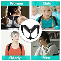 JDDZ Back Posture Corrector Brace, Adjustable Clavicle Support, Upper Back Braces,Shoulder Alignment, Muscles Spine Improve Therapy Medical Device, Chest Neck Shoulder Pain Relief for Women and Men(M) from JDDZ