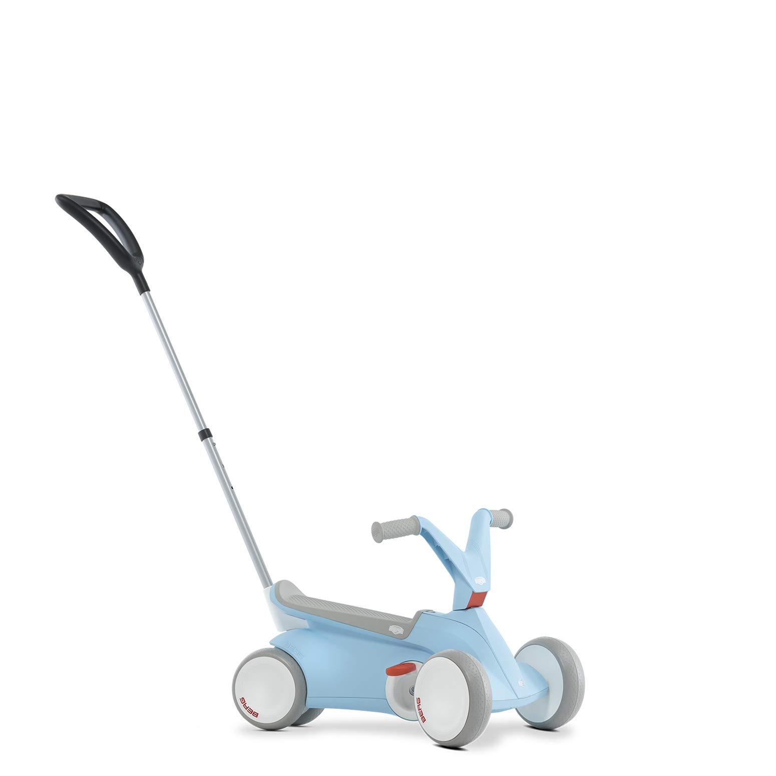 BERG Push Rod for All GO² Models, Height Adjustable, 120-140 cm, XS, Silver/Black