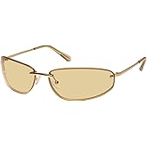 mosanana Trendy Y2K Sunglasses for Women Cool Retro Metal Style MS52584
