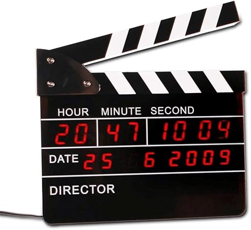 Relógio Digital Claquete - Edição de Diretores