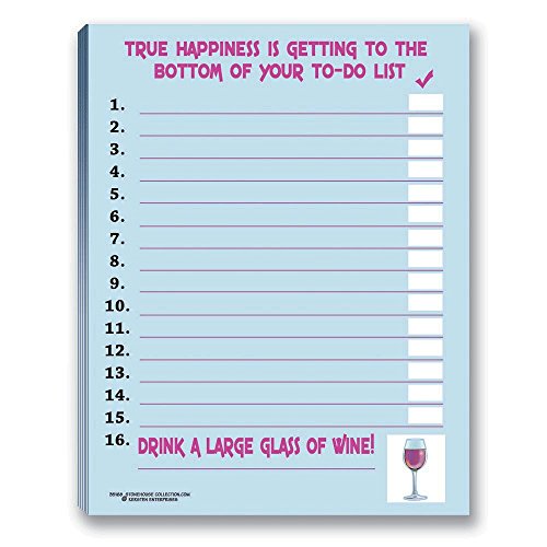 Stonehouse Collection Funny To Do Lists Note Pad Assorted Pack 4