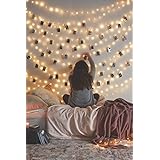 66 Ft 200LEDs Waterproof starry fairy copper string lights USB Powered for Bedroom Indoor Outdoor Warm White Ambiance Lighting for Patio Wedding Decor Power Adapter Included