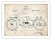 HARLEY DAVIDSON 1919 ZISKA MOTORCYCLE POSTER US Patent Art Print HD Vintage H-D Reproduction Gift, 18 by 24 Inches