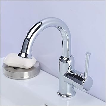 Hot And Cold Basin Faucet Wash Bathroom Copper Chrome Soft Water