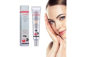 Hydrating CC Cream Foundation with Centella Asiatica, Color Correcting CC Cream with SPF 25,Coverage Lightweight Foundation, 