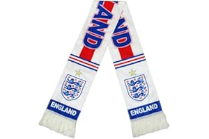 Bntilr 2024 World Cup Fan Scarf, Top 32 National Team Scarves, 55''×7'' Double Sided Soccer Team Logo Fans Souvenirs Adult unisex (England)