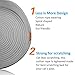 Cat Bed Basket Nest Round Cotton Rope Woven Warm Medium,Pet Sleeping Bed House Cute Fun Scratcher Scratching Scratch Mat Pad for Puppy Small Dogs Indoor Play Eco Washable Winter Summer (Gray)