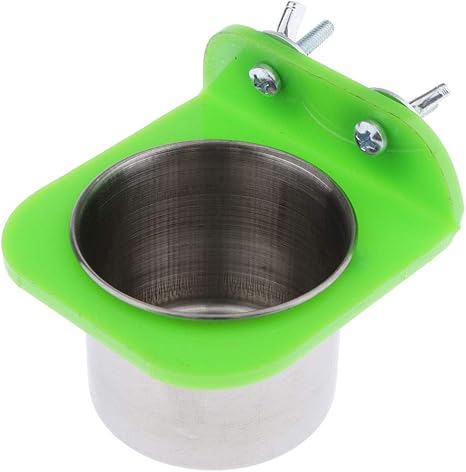 Amazon バードボウル 餌入れ 水入れ 鳥 オウム インコ セキセイ ステンレス 耐錆性 全２サイズ S Flameer 水入れ 通販